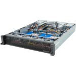 GIGABYTE E283-Z91-AAV1 AMD SoC Socket SP5 Rack (2U) Zwart, Staal