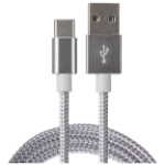 Maplin USB-C to USB-A Cable Braided 0.5m