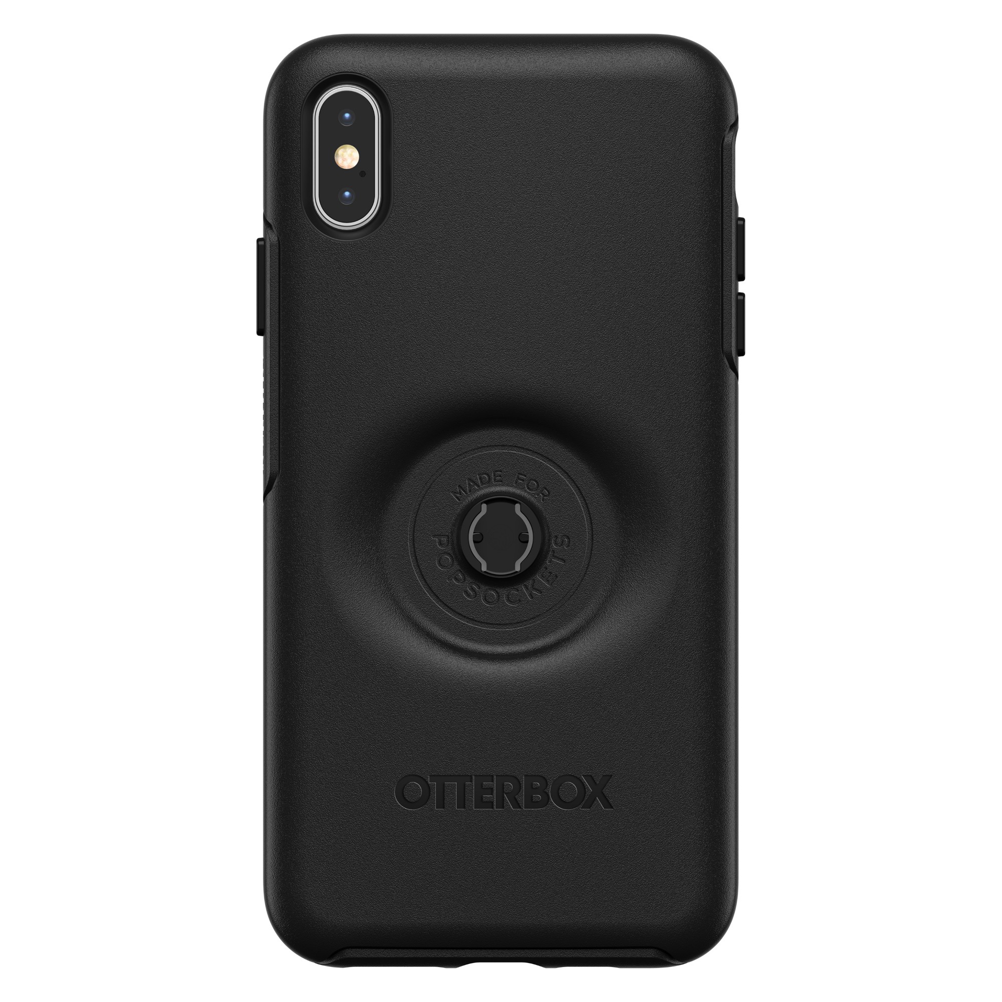 OtterBox Otter+Pop Symmetry Series para Apple iPhone Xs Max, negro