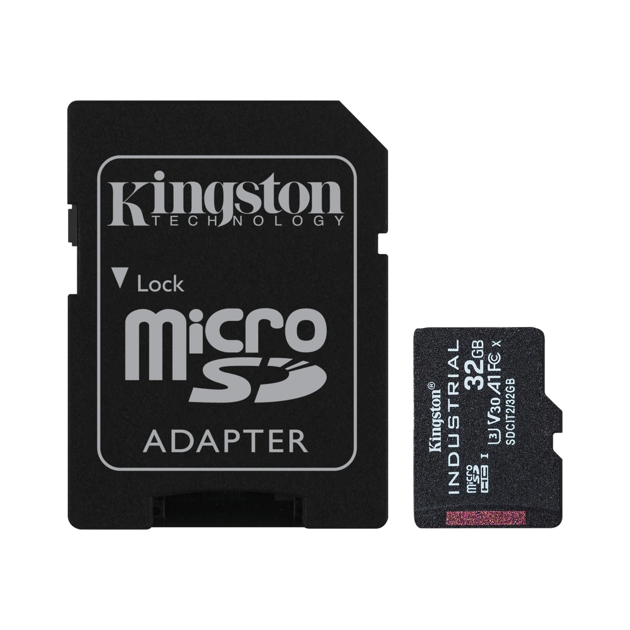 Image of Kingston Technology Industrial 32 GB MiniSDHC UHS-I Class 10