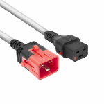ACT Netsnoer C19 IEC Lock - C20 IEC Lock Dual Locking wit 2 m, PC3639