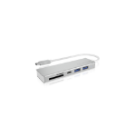 ICY BOX IB-HUB1413-CR USB 3.2 Gen 1 (3.1 Gen 1) Type-C Silver