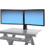 Ergotron 97-934-085 flat panel bureau steun Zwart
