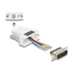 DeLOCK D-Sub 15 pin male to RJ12 female Assembly Kit white