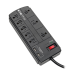 Tripp Lite TLP88USBB surge protector Black 8 AC outlet(s) 120 V 96.1" (2.44 m)