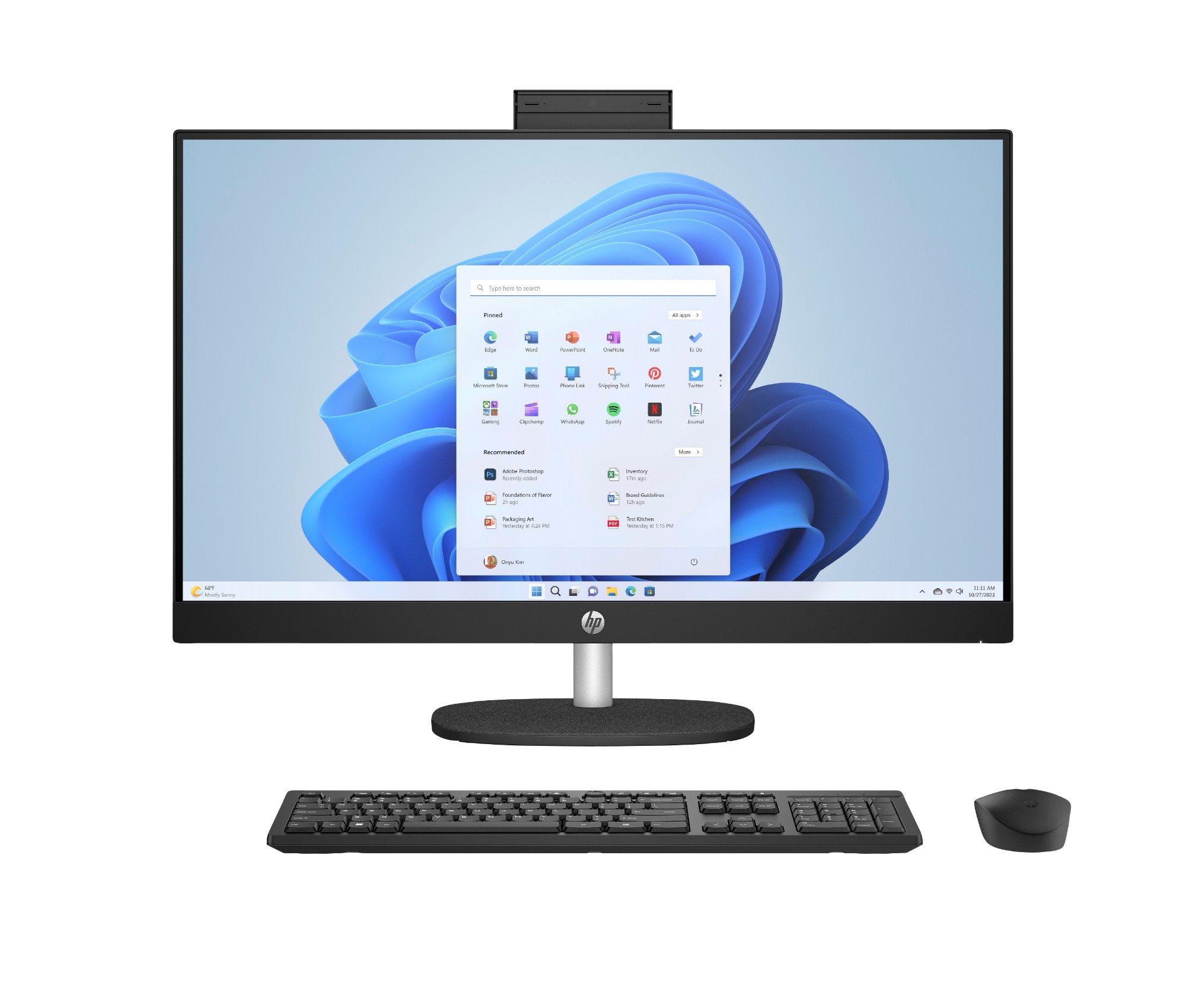 HP 27-cr0016 27 inches 7520U 8GB 512GB 7Q8Z6AA#ABA All-in-One PC