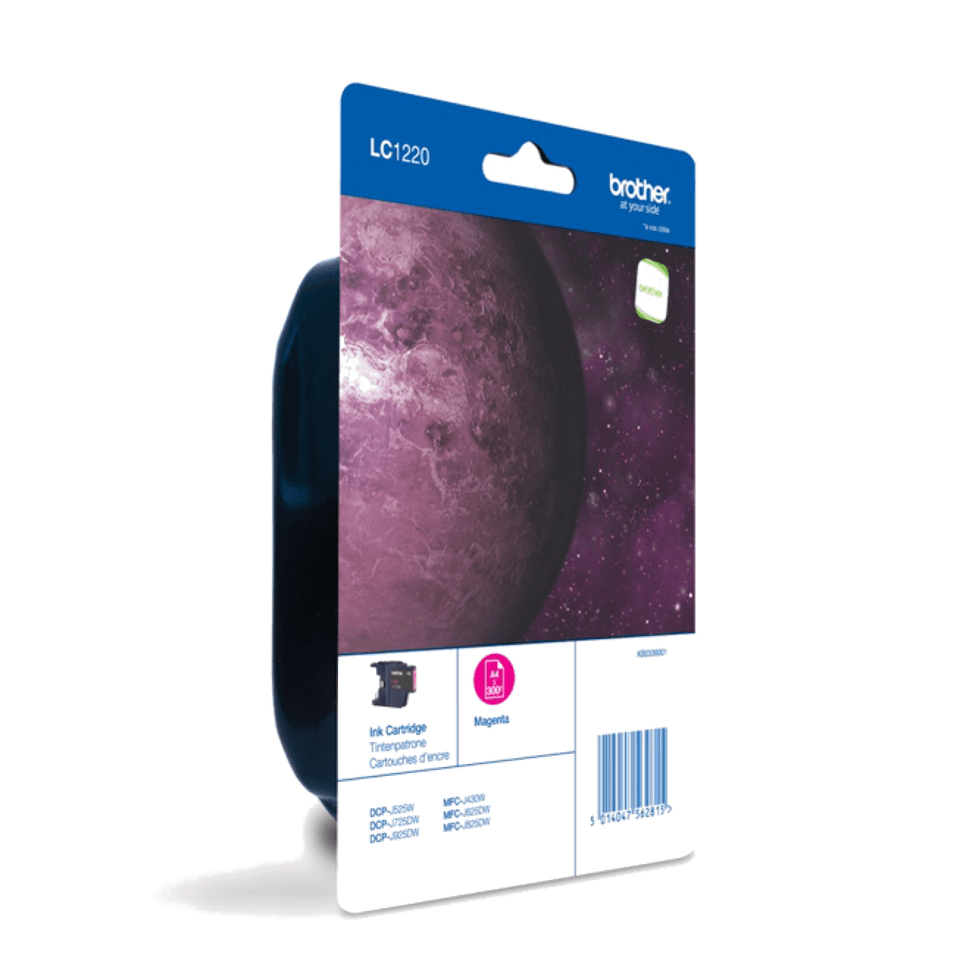 Brother LC-1220MBP Ink cartridge magenta Blister. 300 pages for Brothe