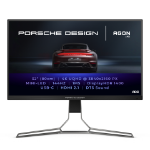AOC Porsche PD32M computer monitor 80 cm (31.5") 3840 x 2160 Pixels 4K Ultra HD LCD Zwart, Grijs