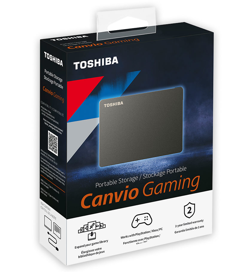 HDTX110XK3AA TOSHIBA Canvio Gaming - hard drive - 1 TB - USB 3.2 Gen 1