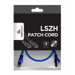 Gembird PP6A-LSZHCU-B-0.5M netwerkkabel Blauw 0,5 m Cat6a S/FTP (S-STP)