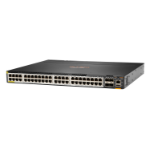 HPE Aruba Networking CX 6300M 48‑port Smart Rate 1/2.5/5GbE Class 6 PoE & 4‑port SFP56 Managed L3 Power over Ethernet (PoE) 1U Grijs