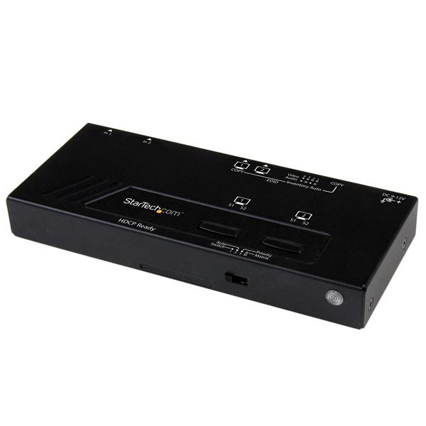 Image of StarTech.com 2X2 HDMI Matrix Switch w/ Automatic and Priority...