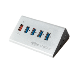 LogiLink UA0227 interface hub USB 3.2 Gen 1 (3.1 Gen 1) Micro-B 5000 Mbit/s Black