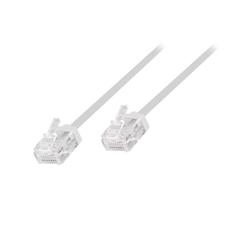 LogiLink Cat.6A Slim High-Flex Patch Cable White 0.50 M