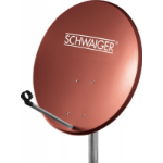 Schwaiger SPI2080 017 satelliet antenne Rood