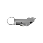 Terratec 272989 cable gender changer USB Type-C 2 x Micro-USB Silver
