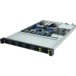 GIGABYTE R163-S32-AAC2 Intel C741 LGA 4677 (Socket E) Rack (1U) Zwart, Staal