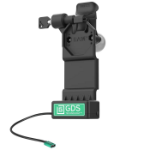 RAM Mounts s GDS Uni-Conn Charging Dock with Key-Locking (Left) - 2-Hole AMPS Pattern - USB-C Connector - Screw Set