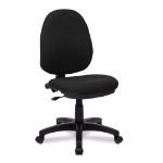NAUTILUS Designs Java 100 Medium Back Single Lever Fabric Operator Office Chair Without Arms Black - BCF/I300/BK DD
