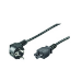 Microconnect PE010830 power cable Black 3 m CEE7/7 C5 coupler