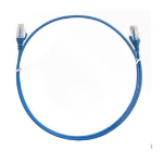 8WARE CAT6 Ultra-Thin Slim Cable 15m - Blue Colour Premium RJ45 Ethernet Network LAN UTP Patch Cord 26AWG for Data