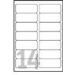 Avery Clear Address Label - Laser - L7563 Transparent