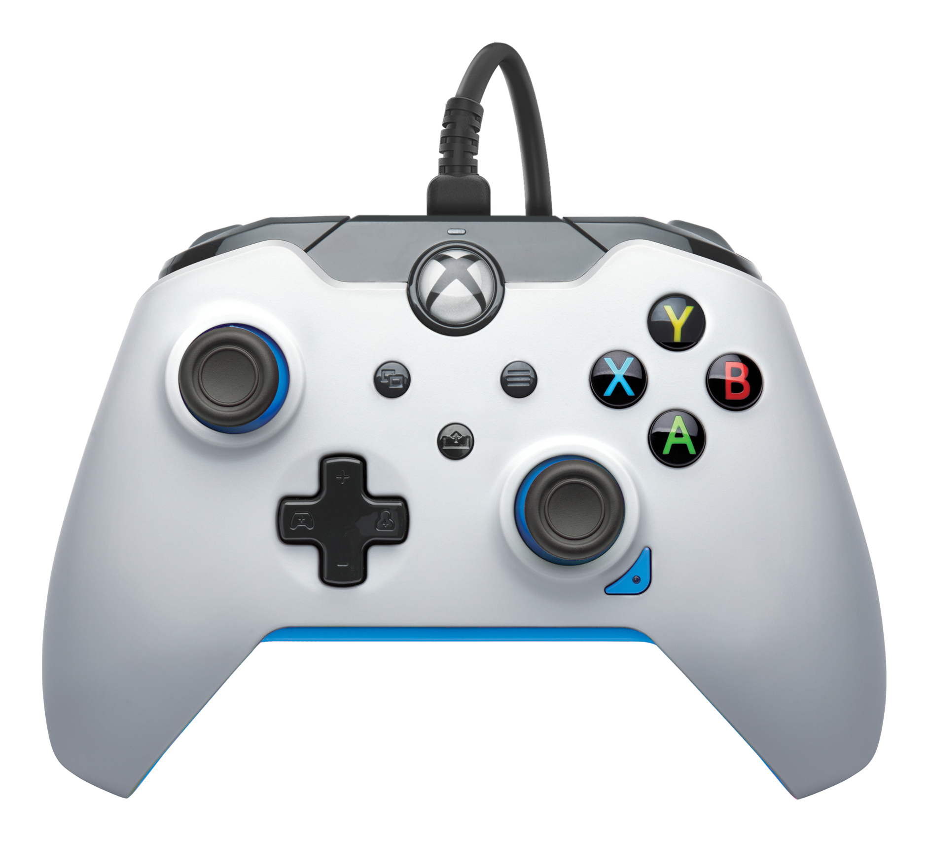 PDP Wired Controller: Ion White - Xbox Series X|S. Xbox One. Xbox. Win