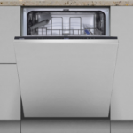 electriQ Series 2 Integrated Dishwasher - D-Rated, Black control panel