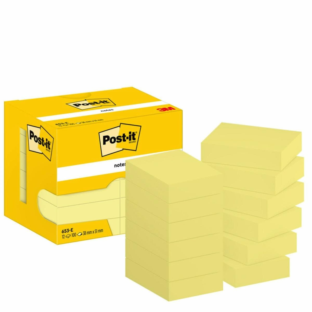 Post-It 7100290163 note paper Rectangle Yellow 100 sheets Self-adhesive