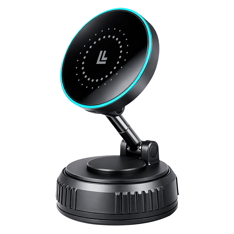 LogiLink Wireless Car Charger, vacuum magnetic, 360�,  foldable, 25W