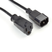 Black Box EPXR15 power cable 11.8" (0.3 m) NEMA 5-15R C14 coupler