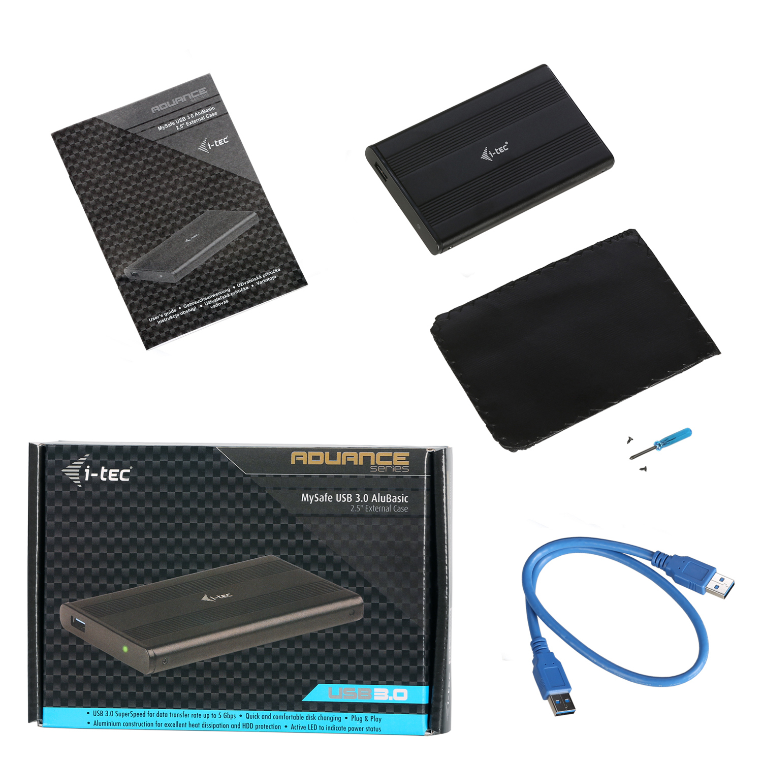 i-tec Advance USB 3.0 MySafe AluBasic