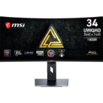 MSI MEG X computer monitor 86,3 cm (34") 3440 x 1440 Pixels UltraWide Quad HD QD-OLED Zwart