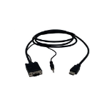 connektgear 26-7020/VGA video cable adapter 2 m HDMI Type A (Standard) VGA (D-Sub) + 3.5mm Black