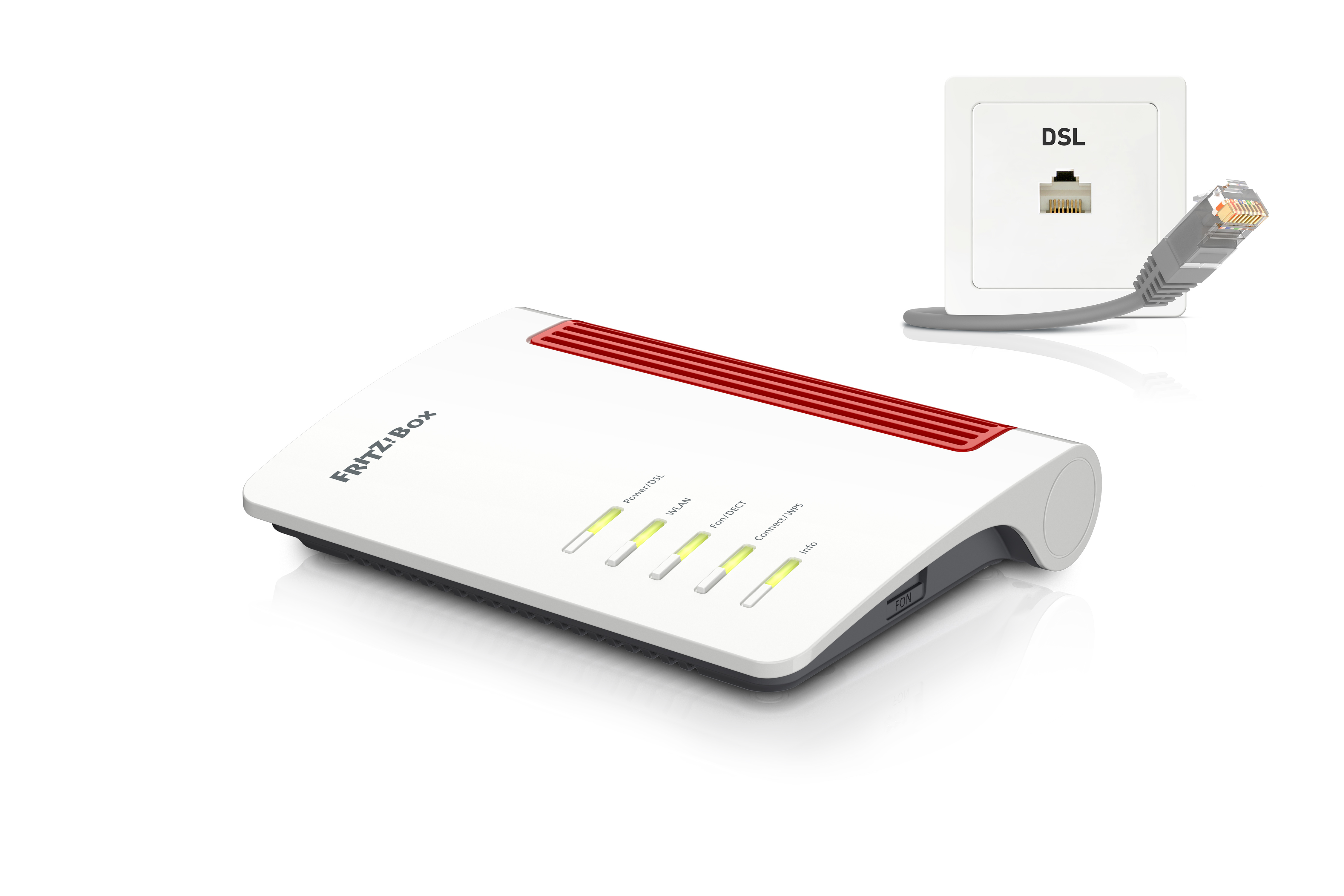Image of FRITZ!Box 7530 wireless router Gigabit Ethernet Dual-band (2.4 GHz...