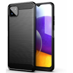 JLC Samsung A22 5G Brushed Silicone Case- Black