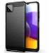 JLC Samsung A22 5G Brushed Silicone Case- Black