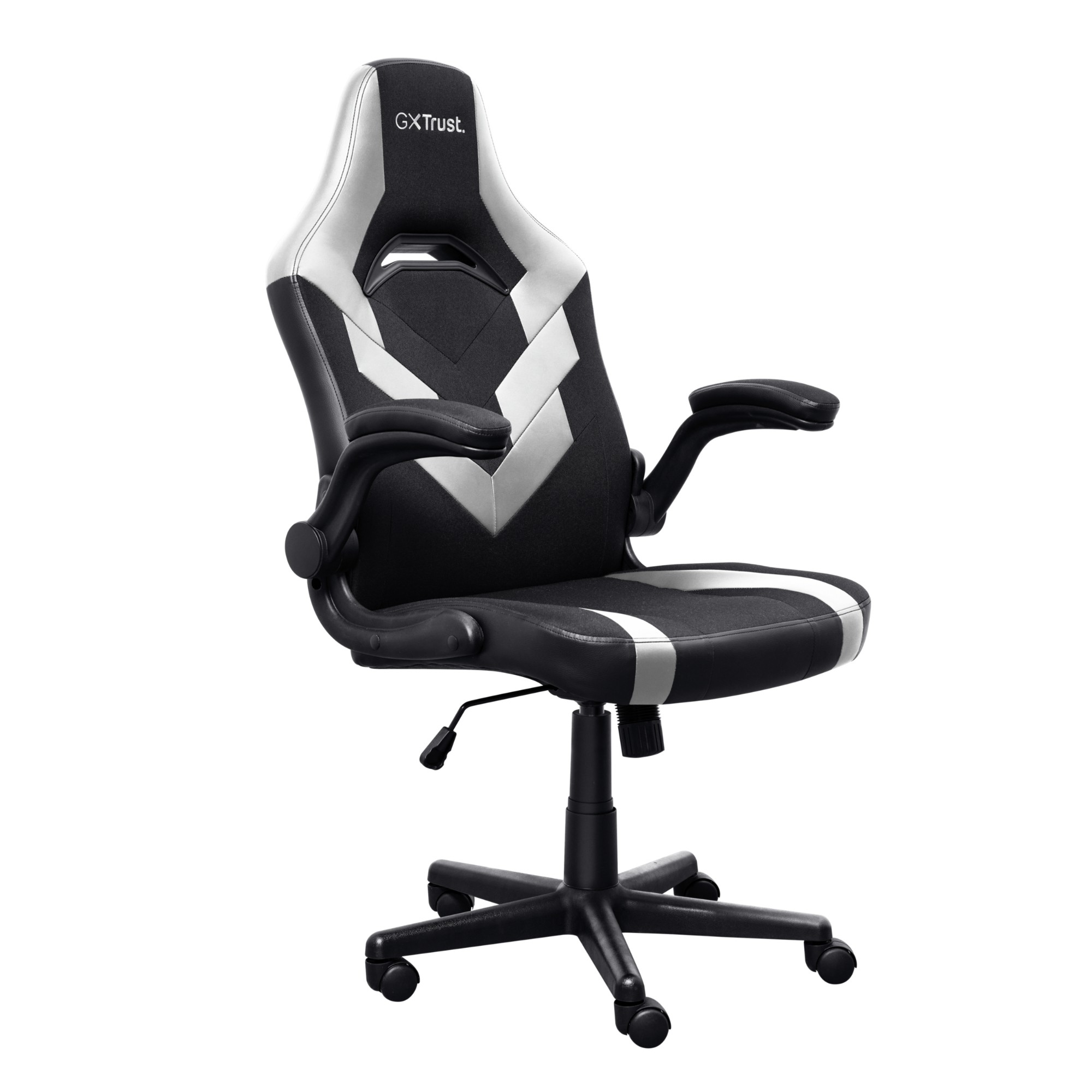 Trust GXT 703 Riye PC gaming chair Upholstered seat Black. White