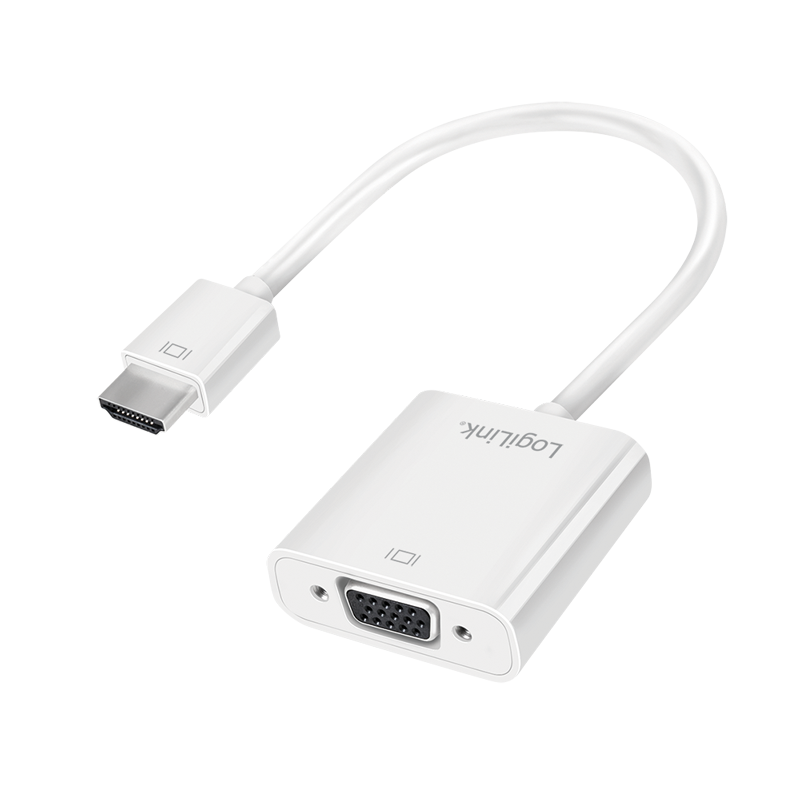 Image of LogiLink HDMI cable adapter, A/M to VGA/F+3.5mm/F+USB/F, 1080p,...