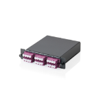 Digitus MPO cassette, multimode OM4, LC/Quad, LC to MPO, for 3 cassette fields