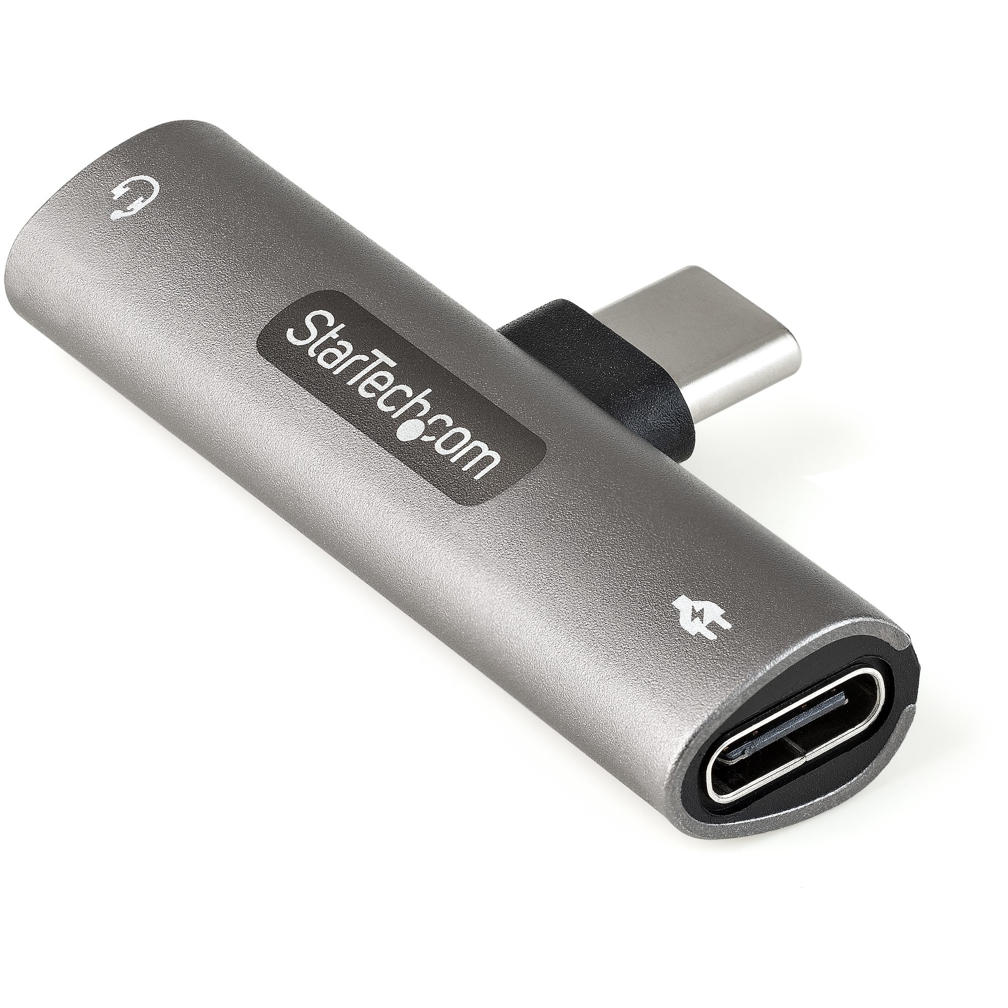Image of StarTech.com USB C Audio & Charge Adapter - USB-C Audio Adapter w/...