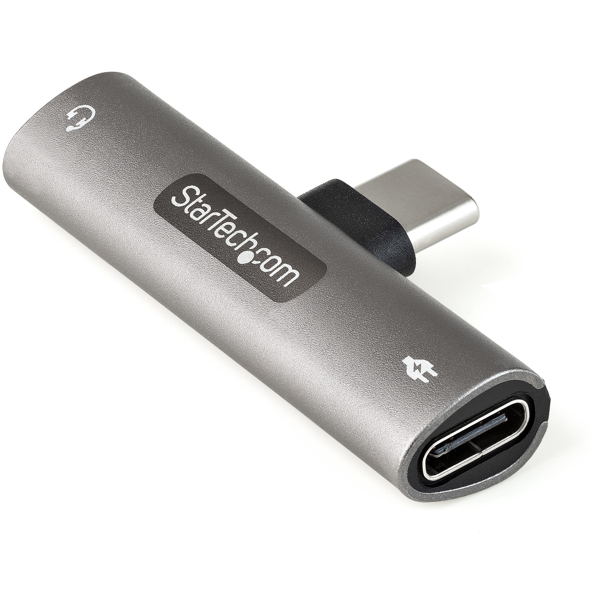 StarTech.com USB C Audio & Charge Adapter - USB-C Audio Adapter w/ 3 .