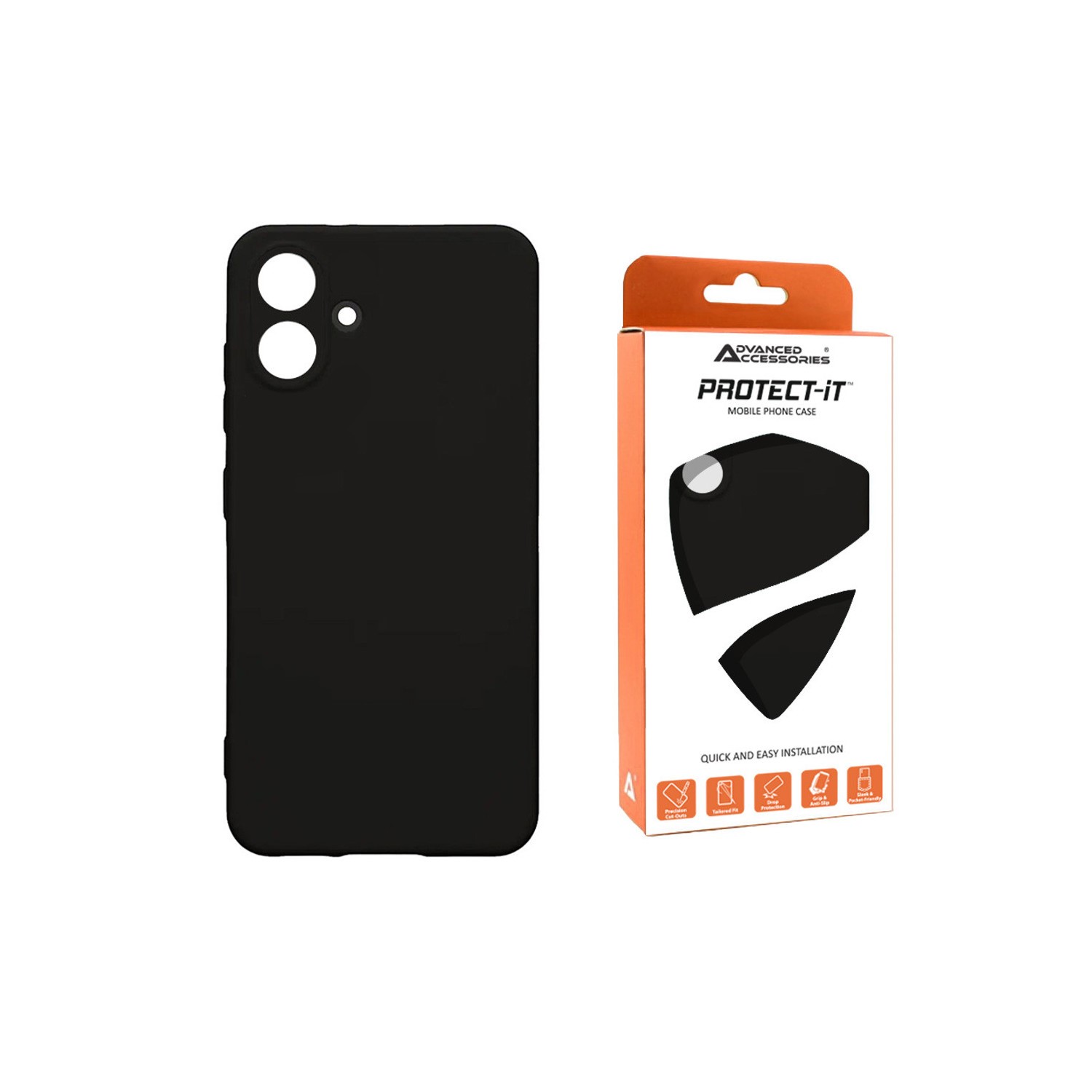 AdvancedAccessories Silicone Case for Doro Aurora A30 - Black