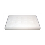 Cables Direct UT-8804 wall plate/switch cover White