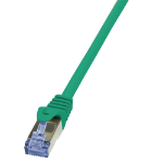 LogiLink 0.5m Cat.6A 10G S/FTP networking cable Green Cat6a S/FTP (S-STP)