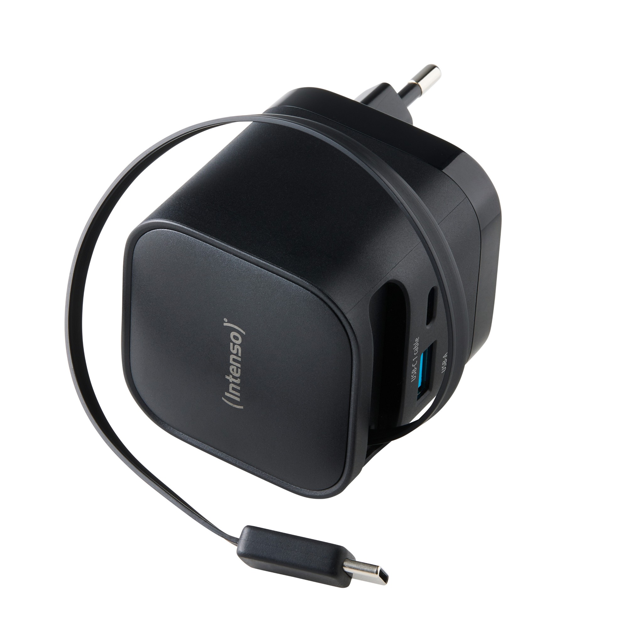 EU Product - Compact Fast Charger 65W USB-C/USB-A Black thumbnail