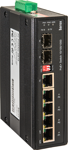 Barox PC-PIGE502-GBTE network switch Unmanaged Gigabit Ethernet (10/100/1000) Power over Ethernet (PoE)