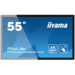 iiyama ProLite TF5538UHSC-B1AG Interactive flat panel 139.7 cm (55") LED 420 cd/m² 4K Ultra HD Black Touchscreen 24/7