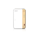 QNAP TS-262 NAS Tower Networked (Ethernet) Gold, White N4505