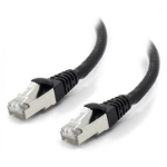 ALOGIC 0.3m Black 10G Shielded CAT6A LSZH Network Cable